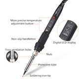 908S 80W LCD Thermostat Soldering Iron Constant Temperature Soldering Iron, CN Plug, EU Plug, US Plug