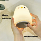 Penguin Silicone Pat Night Light Children Bedside Atmosphere Lamp, Penguin White