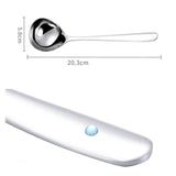 Stainless Steel Sauce Spoon Creative Big Head Long Handle Spoon, Gold, Rose Gold, Colorful