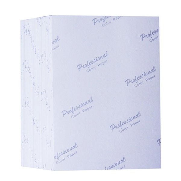 100 PCS 6 Inch Inkjet Printing Paper Photo Paper Color Single-Sided Coated Printing Highlight Waterproof Lluminous Paper, 6 Inch Inkjet Printing Paper
