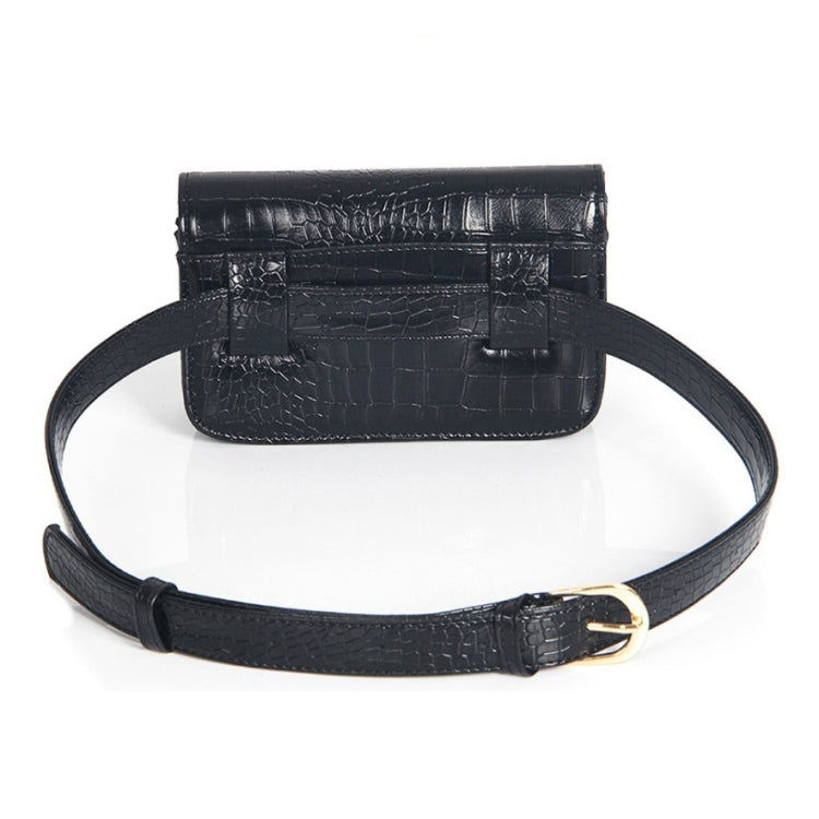 Vintage Women Alligator PU Leather Waist Pack Travel Belt Wallets Fanny Bags, Fanny Bags