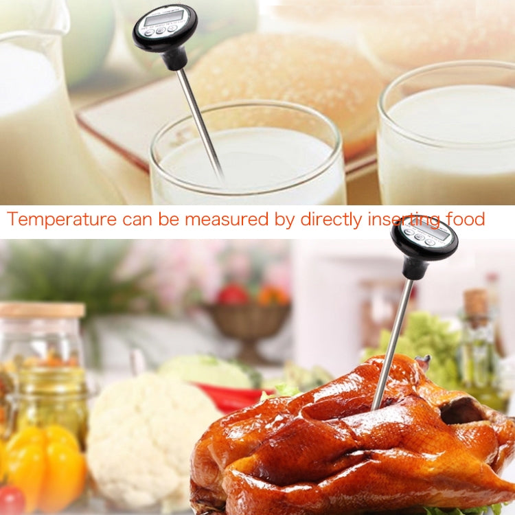 Portable Digital Probe Meat Kitchen Food Cooking BBQ and Liquid Thermometer, Meat