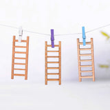 5pcs Simulation Ladder Decoration Wooden Staircase Corridor Micro Landscape Succulent Potted DIY Decorations, Simulation Ladder Decorations