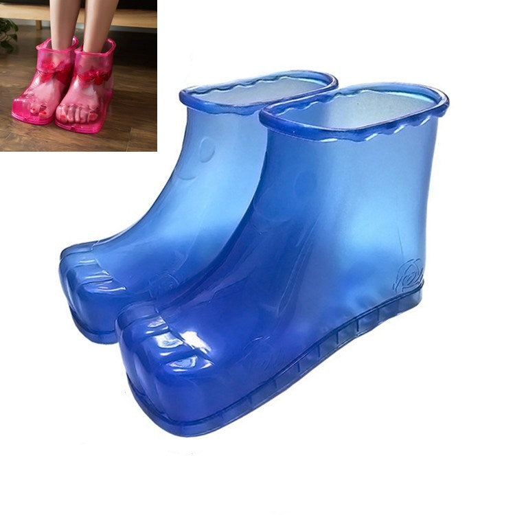 Portable Household Plastic High Tube Bubble Foot Shoes Bubble Bucket - Zen Craft