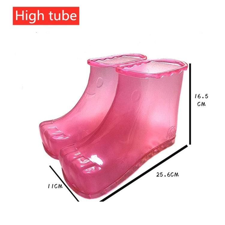 Portable Household Plastic High Tube Bubble Foot Shoes Bubble Bucket - Zen Craft