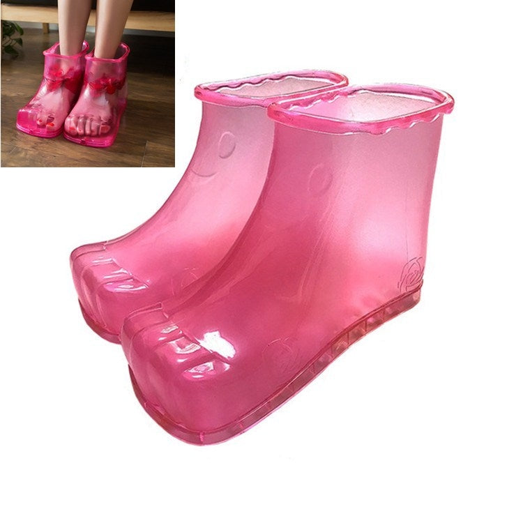 Portable Household Plastic High Tube Bubble Foot Shoes Bubble Bucket - Zen Craft