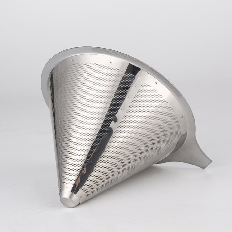 Stainless Steel Filter Cone Filter Cartridge Tea Coffee Free Paper Filter Cup, Stainless Steel Filter