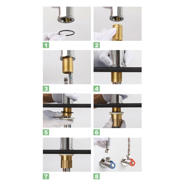 Copper Hand Basin Hot Cold Water Faucet, Copper Hand Basin Hot Cold Water Faucet