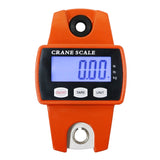 300kg x 100g Portable LCD Digital Stainless Steel Hook Mini Electronic Hook Scale, 300kg x 100g