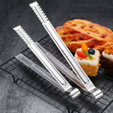 Stainless Steel Food Clip Bread Barbecue Clip Steak Buffet Clip, Size:9 inches, 9 inches, 12 inches