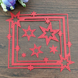 Pentagram Border Cutting Knife Die Scrapbook DIY Material, Pentagram Border Shape