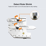 HJC40B Stainless Steel Welding Inspection Gauge Measuring Ruler, HJC40B