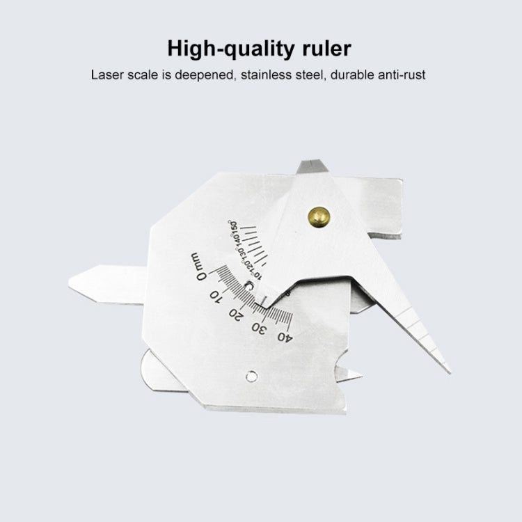 HJC40B Stainless Steel Welding Inspection Gauge Measuring Ruler, HJC40B