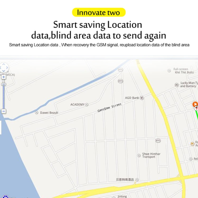 TK200 2G IP67 Waterproof GPS / GPRS / GSM Personal / Goods / Pet / Bag Locator Pet Collar Real-time Tracking Device, TK200