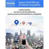 TK203 4G GPS / GPRS / GSM Personal / Goods / Pet / Bag Locator Pet Collar Real-time Tracking Device, TK203