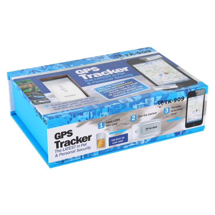 TK-909 GPS / GPRS / GSM Pet Locator Pet Collar Real-time Tracking Device, TK-909