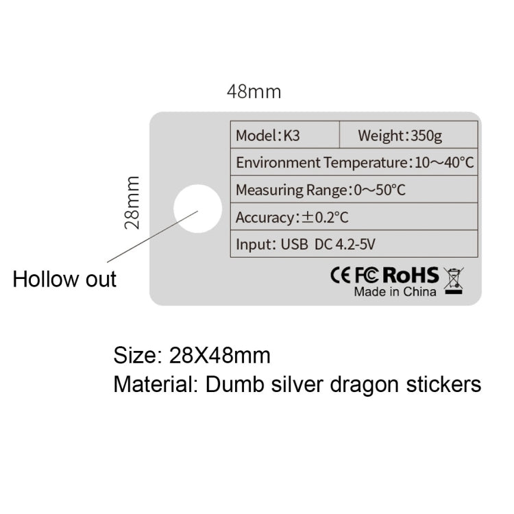 K3 Handsfree Non-contact Forehead Body Infrared Thermometer, K3