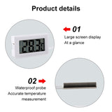 Mini LCD Indoor Digital Thermometer (Celsius Display), (Celsius Display) (Black), (Celsius Display) (White)