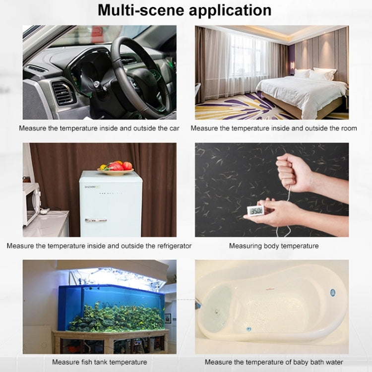Mini LCD Indoor Digital Thermometer (Celsius Display), (Celsius Display) (Black), (Celsius Display) (White)