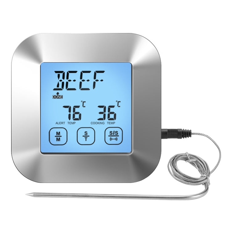 TS-82 Digital Kitchen Food Cooking BBQ Wireless Touch Screen Thermometer with Timer Alarm, TS-82 TS-82