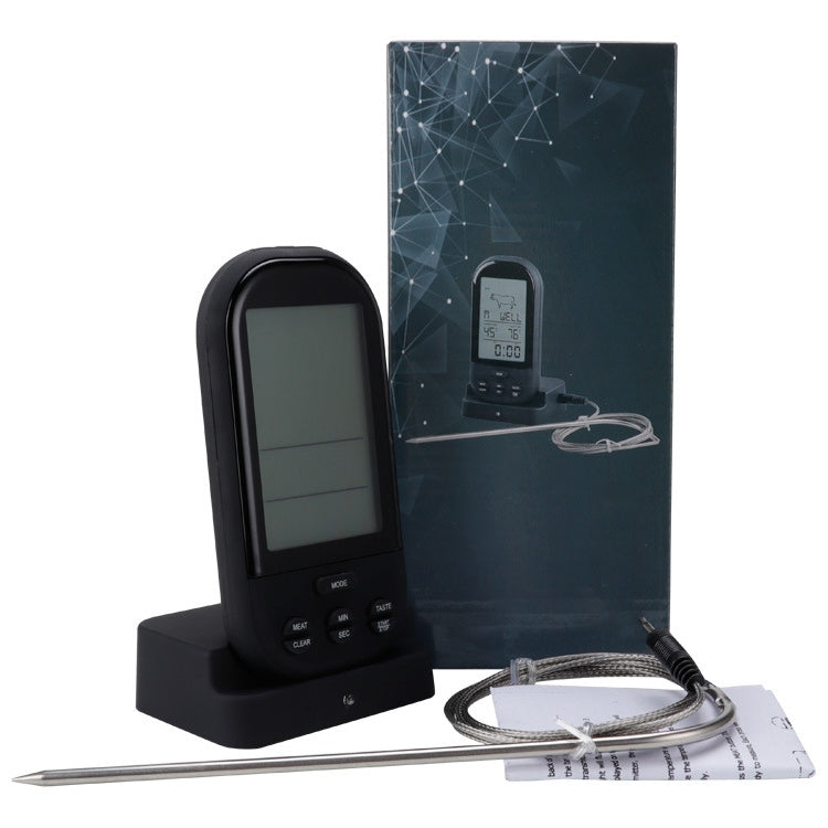 TS-HY62 Digital Kitchen Food Cooking BBQ Wireless Thermometer(Black), Single Probe