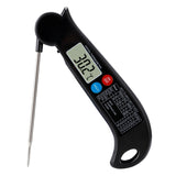 TS-BY54 Kitchen Food Cooking BBQ Foldable Waterproof Probe Thermometer(Black), TS-BY54 TS-BY54