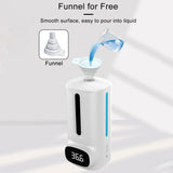 K9 Pro Plus Handsfree Non-contact Body Thermometer + 1000ml Automatic Non-contact Liquid Soap Dispenser with Base Mount, 15 Languages Voice Broadcast, K9 Pro Plus