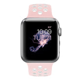 For Apple Watch Series 10 42mm / 9&8&7 41mm / SE 3&SE 2&6&SE&5&4 40mm / 3&2&1 38mm Fashionable Classical Silicone Sport Watch Band(Grey White), WA1230A, WA1230B, WA1230BG, WA1230BH, WA1230BL, WA1230BM, WA1230BR, WA1230BY, WA1230C, WA1230D, WA1230DW    ...