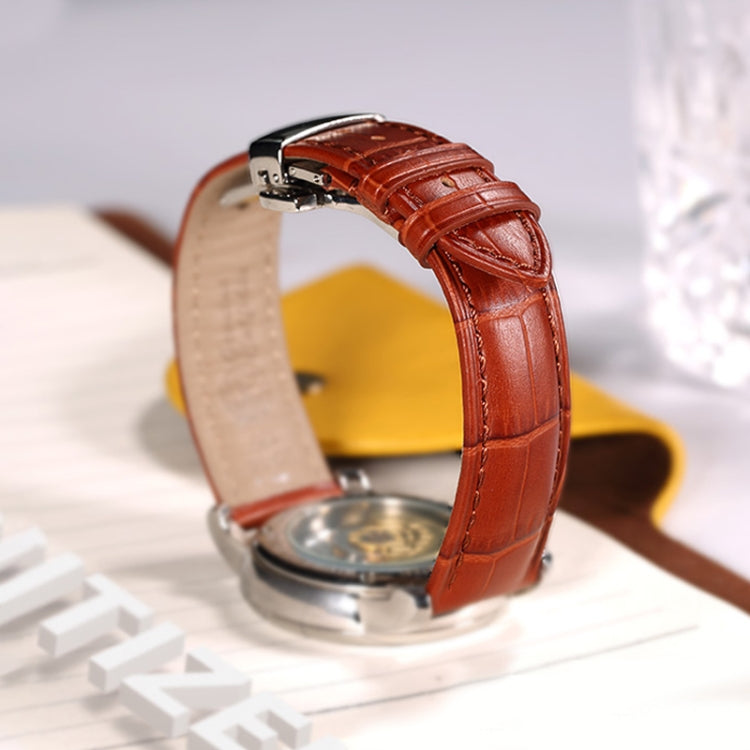 Calfskin Detachable Watch Leather Watch Band, Specification: 21mm