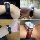 Calfskin Detachable Watch Leather Watch Band, Specification: 21mm