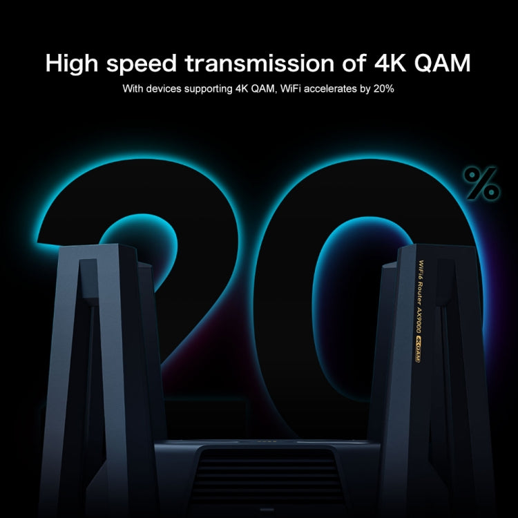 Original Xiaomi AX9000 WiFi Router WiFi6 Enhanced Edition Tri-Band USB3.0 Wireless Mesh Network Game Acceleration Repeater 12 Antennas, WiFi6 Enhanced - Zen Craft