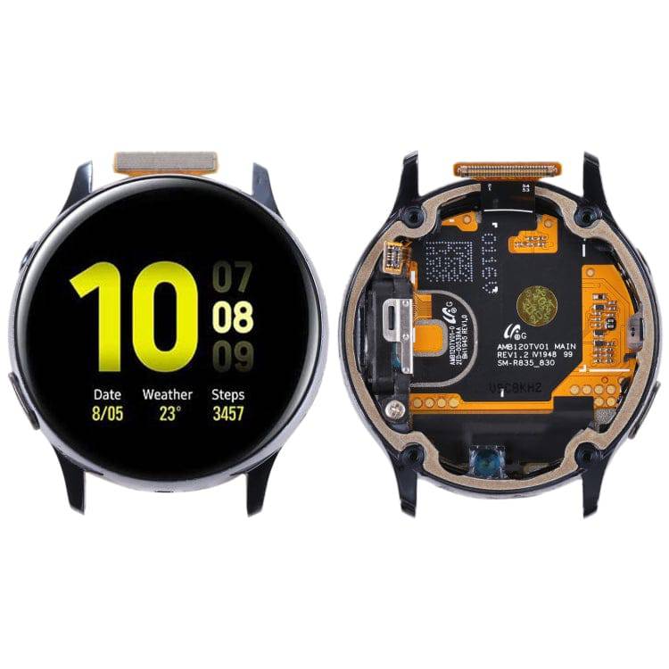 LCD Screen and Digitizer Full Assembly With Frame for Samsung Galaxy Active2 SM-R830, For Samsung Galaxy Active2 SM-R830 For Samsung Galaxy Active2 SM-R830 Black