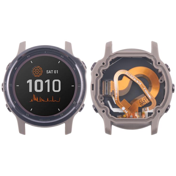 For Garmin Fenix 6S Solar Original LCD Screen with Digitizer Full Assembly, For Garmin Fenix 6S Solar(Original)