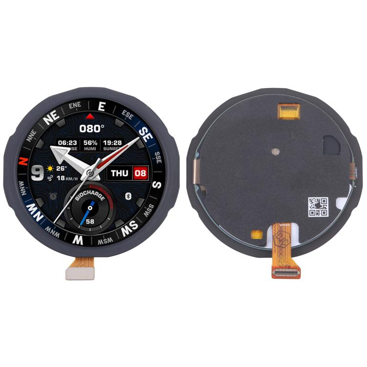 For Amazfit T-Rex 3 Original LCD Screen with Digitizer Full Assembly, For Amazfit T-Rex 3(Original,black)