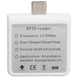 Type-C 13.56MHz RFID IC Card 14443A RFID Phone Reader, Type-C 13.56MHz