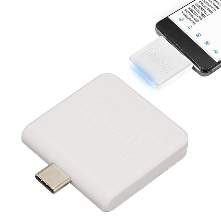 Type-C 13.56MHz RFID IC Card 14443A RFID Phone Reader, Type-C 13.56MHz