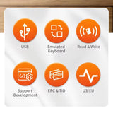 UHF RFID Desktop Reader / Writer Dual-Mode Output Electronic Tag Writer, UHF RFID Desktop Reader