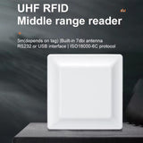 UHF Electronic Tag Identification RFID Reader / Writer 7dbi Antenna Integrated Reader, Style: RS232 Port, RS232 Port