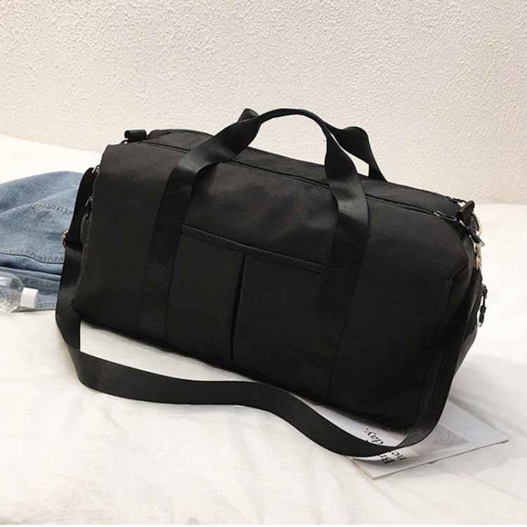 Soft Nylon Cloth Shoulder Sports Gym Yoga Handbag