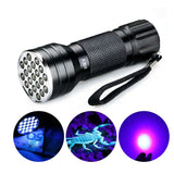 UV 21 LEDs 395NM Ultra Violet Torch LED Flashlight Light Lamp Detector for Dog Urine Pet Stains Default Title