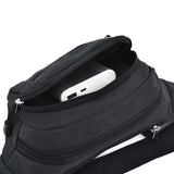 Pure Color Multi-function Pockets Waterproof Chest Bag Waist Sports Bag