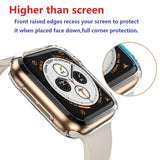 ENKAY Hat-Prince 2 in 1 TPU Semi-clad Case + 3D Full Screen PET Curved Heat Bending Film for Apple Watch Series 6 / 5 / 4 / SE 3 / SE 2 / SE 1 44mm, F Apple Watch Series 6 / 5 / 4 / SE 3 / SE 2 / SE 1 44mm