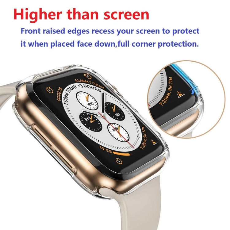 ENKAY Hat-Prince 2 in 1 TPU Semi-clad Case + 3D Full Screen PET Curved Heat Bending Film for Apple Watch Series 6 / 5 / 4 / SE 3 / SE 2 / SE 1 44mm, F Apple Watch Series 6 / 5 / 4 / SE 3 / SE 2 / SE 1 44mm