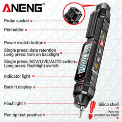 ANENG A3005 Digital Multimeter Pen Type 4000 Counts Professional Meter Non-Contact Auto AC/DC Voltage Ohm Diode Tester For Tool - Zen Craft