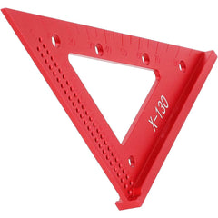 Aluminum Alloy Woodworking Triangle Ruler 45 or 90 Degrees Versatile Carpenter Square - Zen Craft