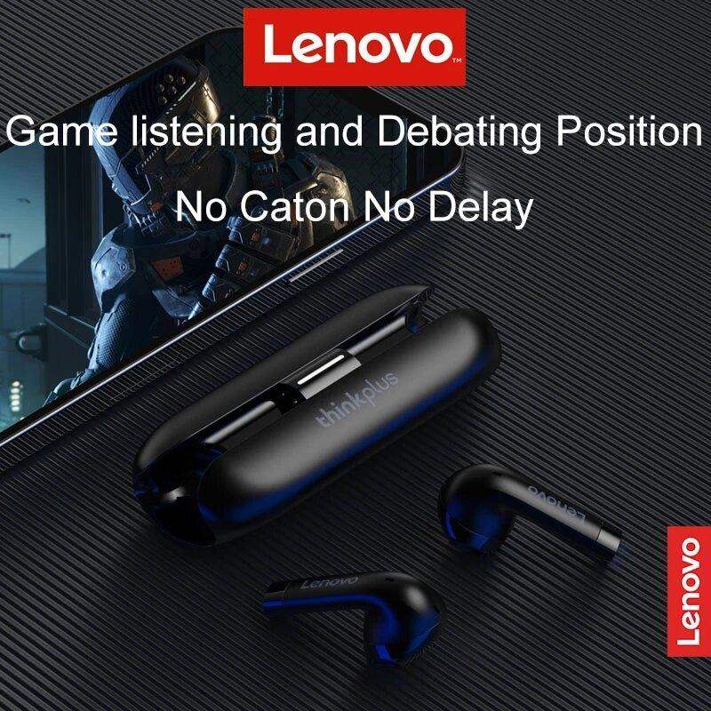 Lenovo TW60 TWS Earphones Wireless bluetooth 5.3 Headphones 13mm Drivers HiFi Stereo Mini Portable Headphone with HD Mic