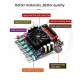 Sinilink Audio XY-HT21MAX Bluetooth Audio Power Amplifier 2.1 Channel 200W+200W Stereo 400W Subwoofer High Power Multi-format Support Adjustable Bass Treble Volume