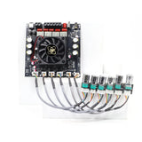 Sinilink Audio XY-HT21MAX Bluetooth Audio Power Amplifier 2.1 Channel 200W+200W Stereo 400W Subwoofer High Power Multi-format Support Adjustable Bass Treble Volume