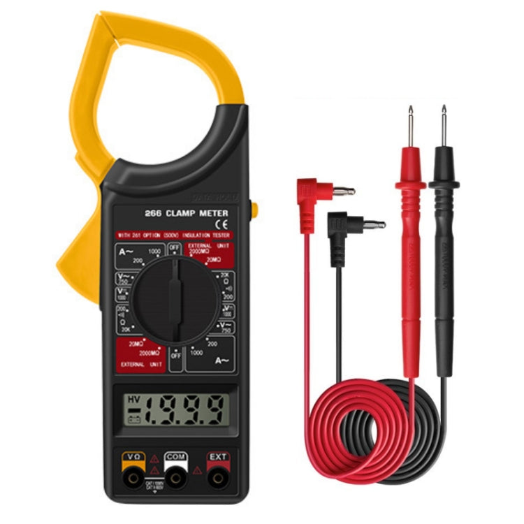 ANENG 266X Automatic High-Precision Clamp Multimeter with Buzzer, 266X Yellow 266X Yellow
