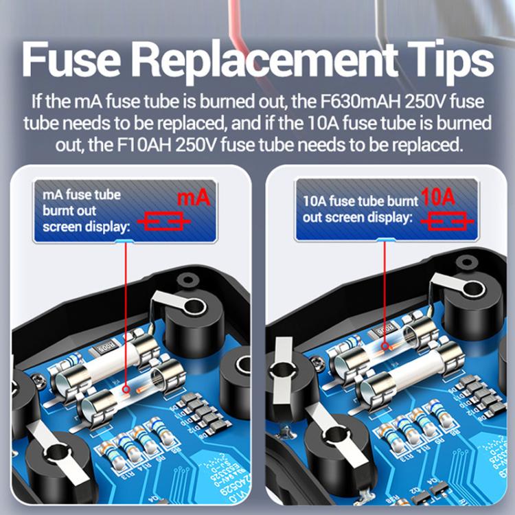 ANENG Intelligent Digital Maintenance Electrician Charging Multimeter, 625A